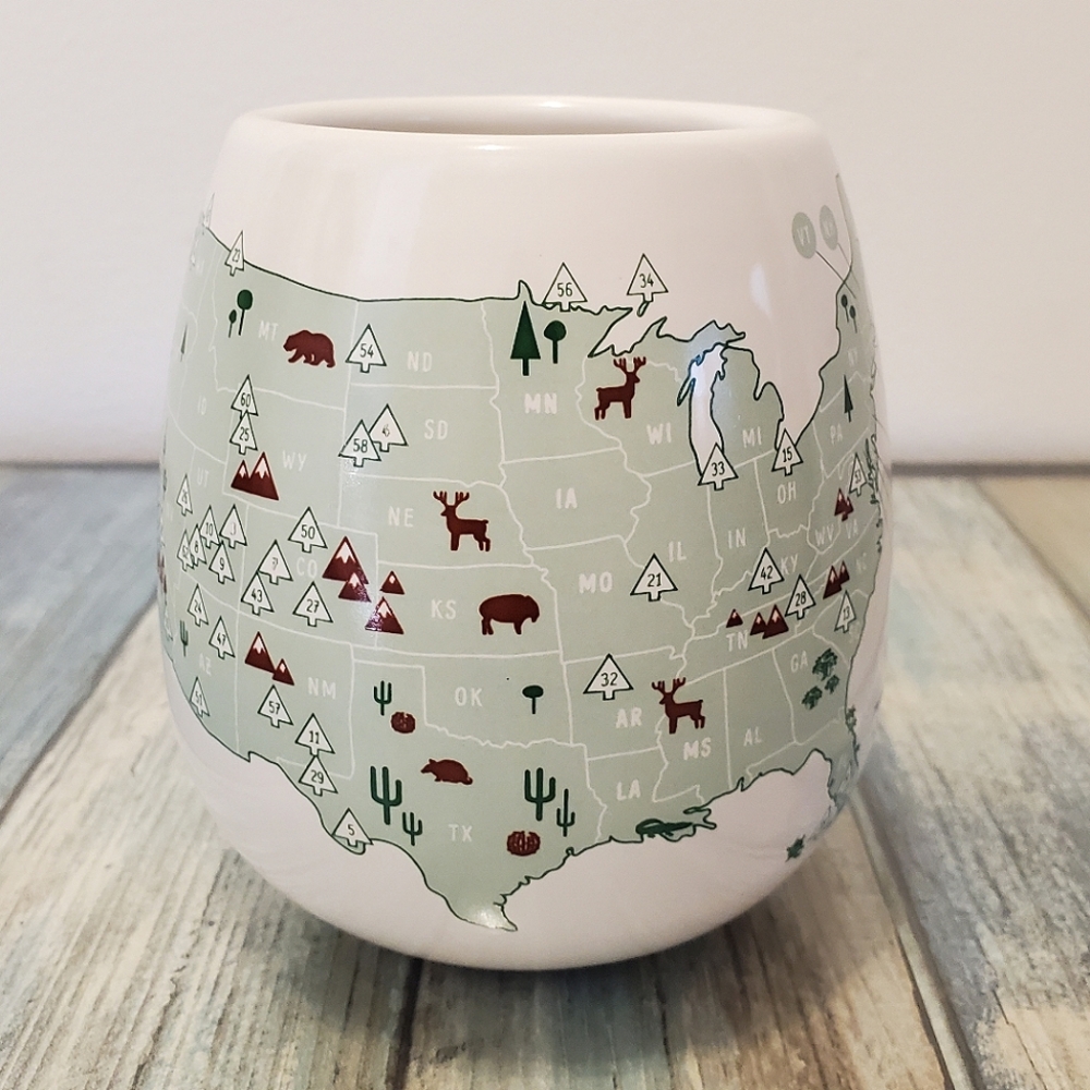 Trouvaille U.S. National Parks coffee or tea mug made in Poland 🇵🇱